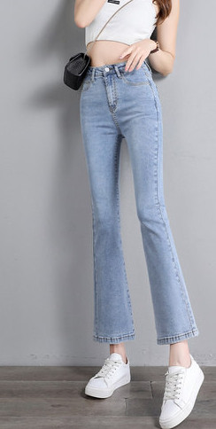 Női alkalmi Charleston farmer magas derékkal