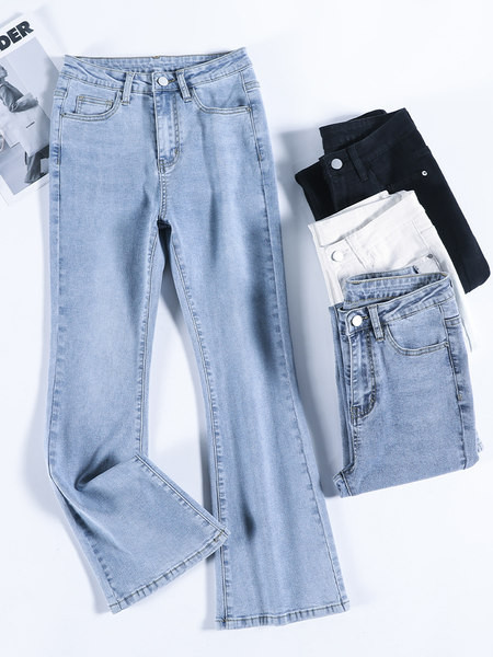 Női alkalmi Charleston farmer magas derékkal