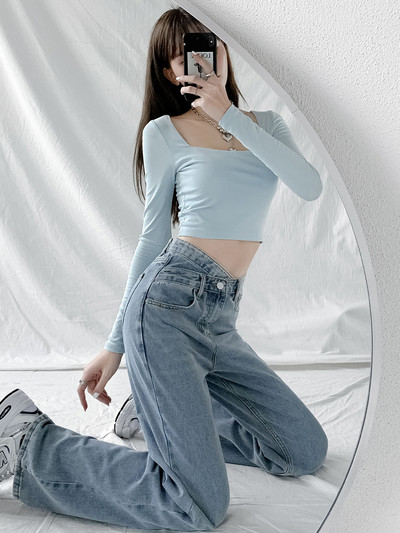 Naiste vabaaja teksade lai pikk mudel