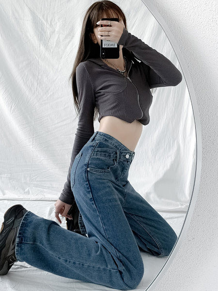 Naiste vabaaja teksade lai pikk mudel