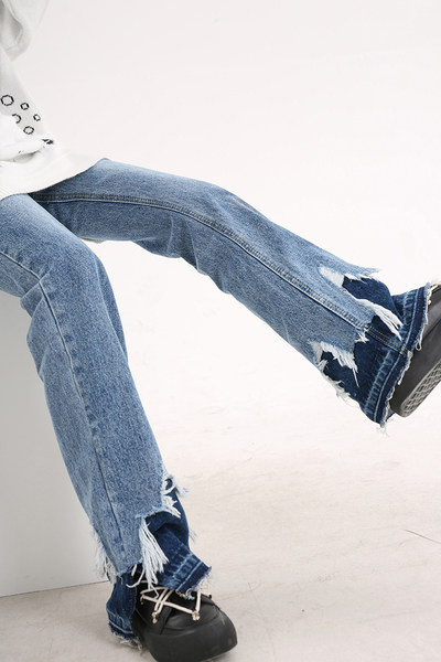 Uus kõrge vöökohaga teksapükste mudel - naistele