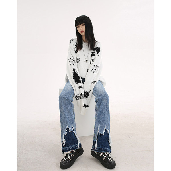 Uus kõrge vöökohaga teksapükste mudel - naistele