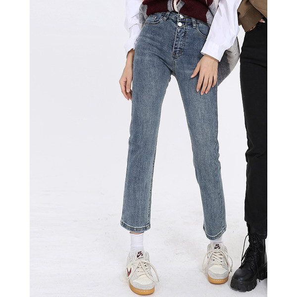 Naiste teksapükste uus mudel pikkusega 9/10