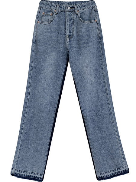 Laia mudeliga naiste teksapüksid