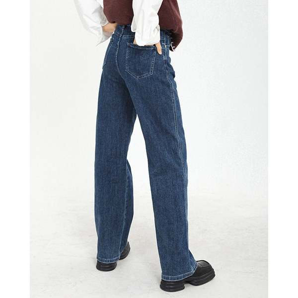 Aktuaalsed kõrge vöökohaga ühevärvilised naiste teksad