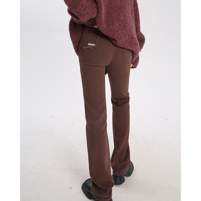 Sirge mudeli naiste teksad küljetaskutega