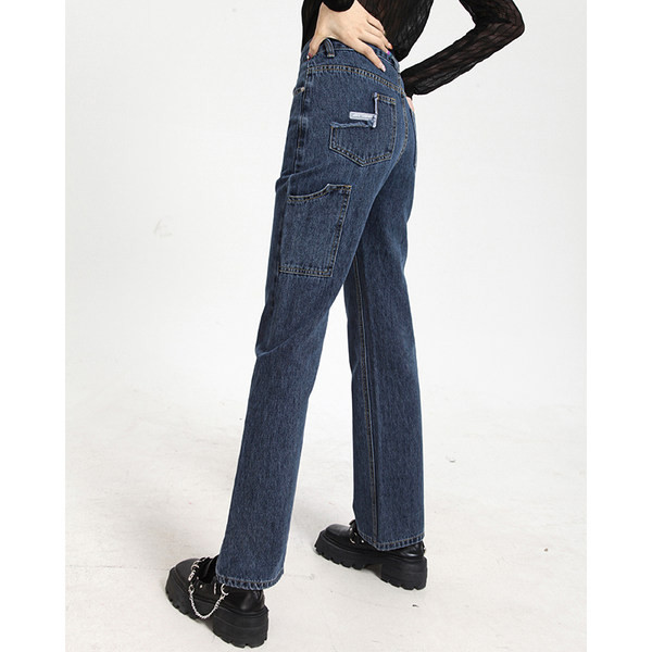 Sirge mudeli naiste teksad küljetaskutega