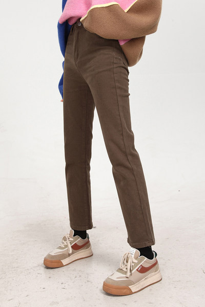 Kõrge vöökohaga sügis-talvised teksad - pikkus 9/10