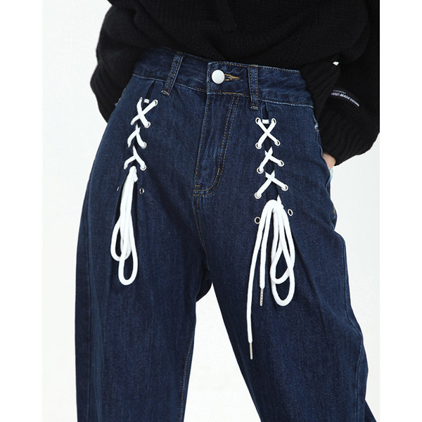 Sirge mudeli naiste teksad siniste ja mustade paeltega