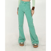 Naiste moodsad kõrge vöökohaga Charlestoni teksad