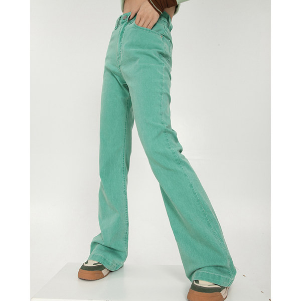 Naiste moodsad kõrge vöökohaga Charlestoni teksad