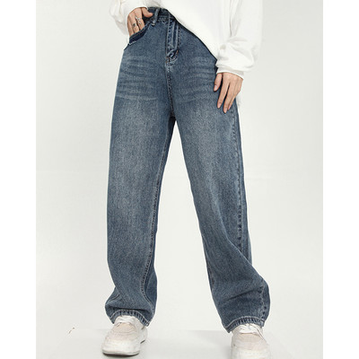 Naiste laiad kõrge vöökohaga kevadteksad