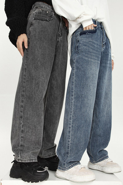 Naiste laiad kõrge vöökohaga kevadteksad