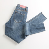 Női testreszabott farmer magas derékkal és zsebekkel új modell