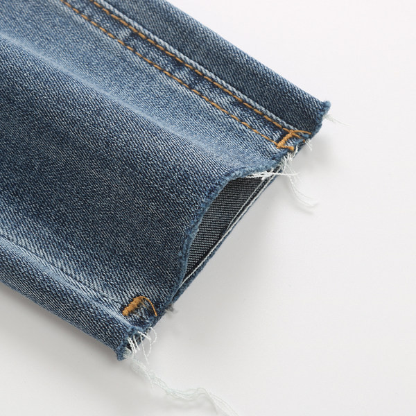 Női testreszabott farmer magas derékkal és zsebekkel új modell