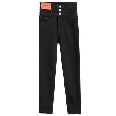 Naiste kõrge vöökoha ja sooja voodriga talveteksad