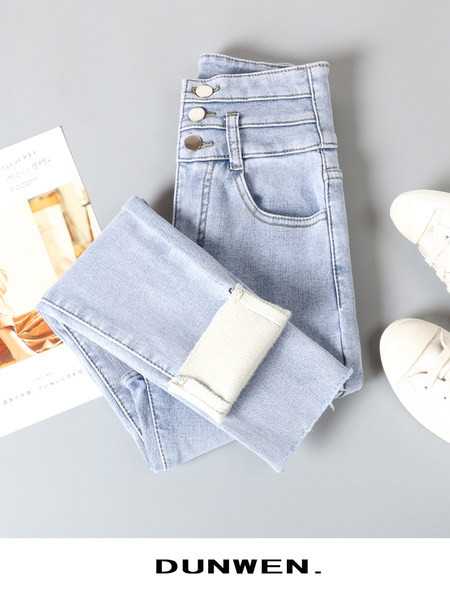 Naiste kõrge vöökoha ja sooja voodriga talveteksad