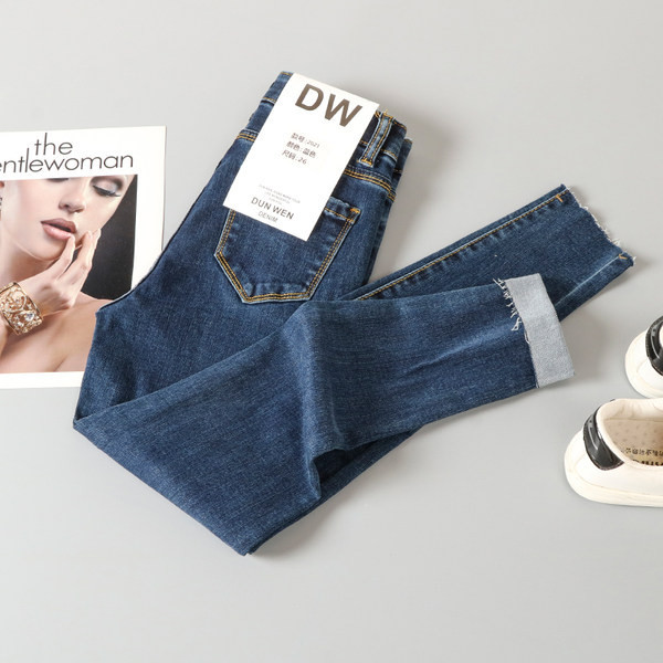 Elasztikus női farmer magas derékkal új modell