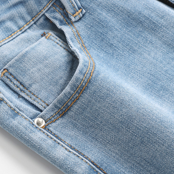 Naiste vabaaja teksad kõrge vöökohaga laia mudeliga