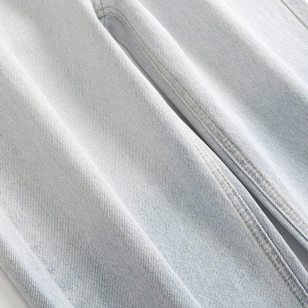 Egyenes modell női farmer, magas derékkal