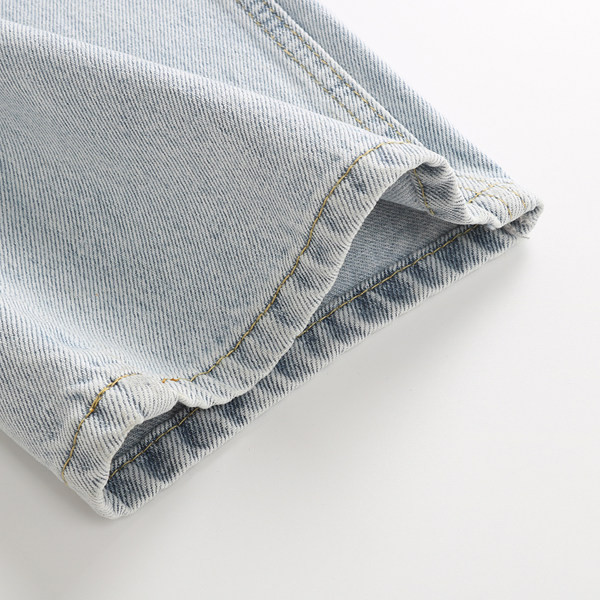 Egyenes modell női farmer, magas derékkal