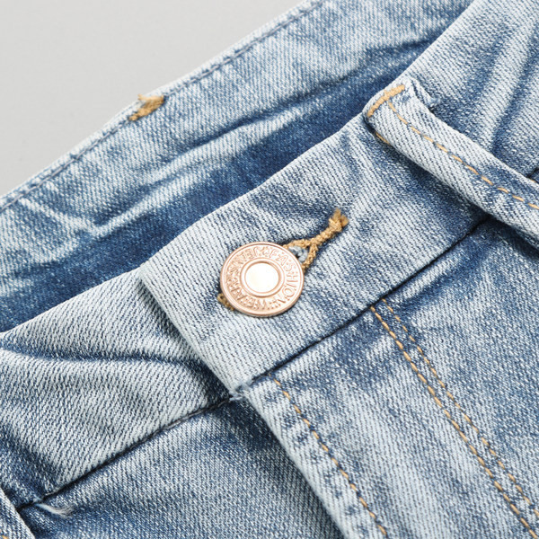 Egyenes modellű női modern farmer, magas derékkal