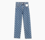 Naiste laiad teksad kõrge vöökohaga