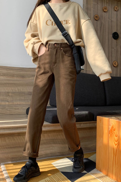 Kahes värvitoonis vabaaja teksad taskutega