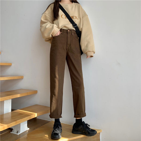 Kahes värvitoonis vabaaja teksad taskutega