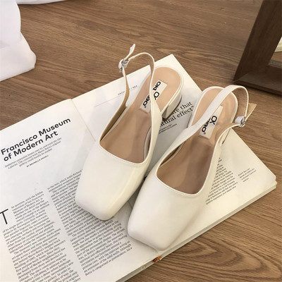 Ежедневни затворени сандали от еко кожа