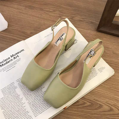 Ежедневни затворени сандали от еко кожа