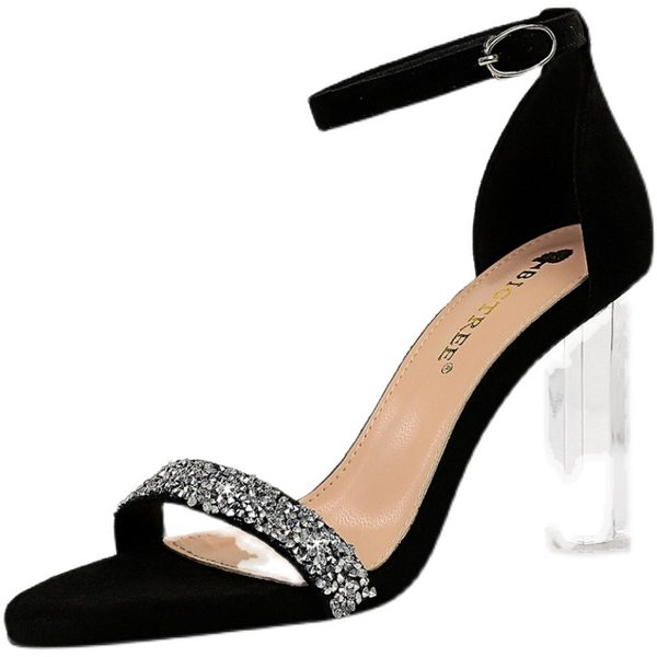 Naiste stiilsed sandaalid 9,5 cm kontsaga