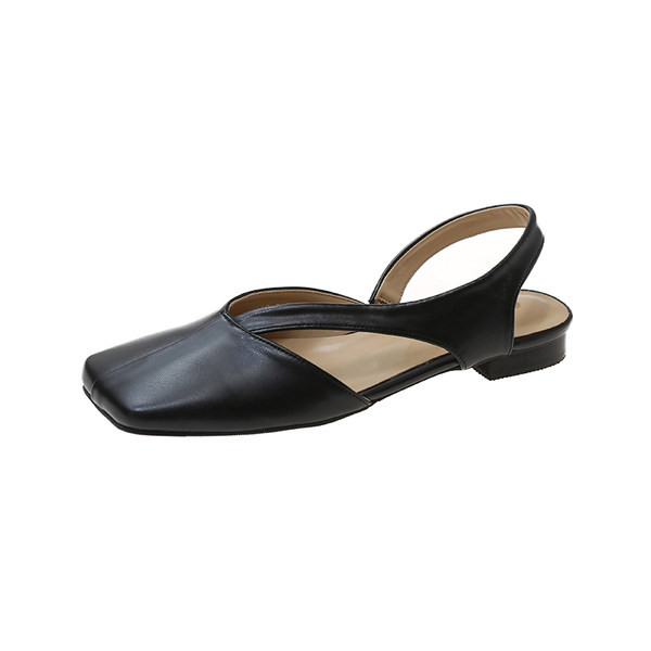 Kahes värvitoonis naiste nahast sandaalid