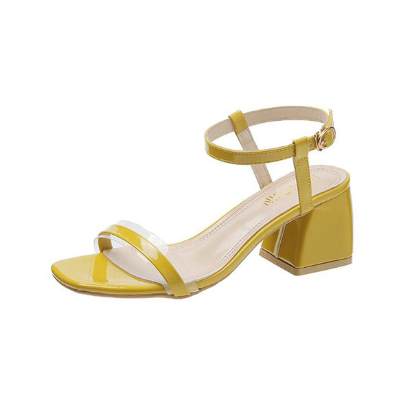 Naiste sandaalid paksu kontsaga 6,5 cm