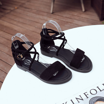 Naiste vabaaja sandaalid ökoseemisnahast