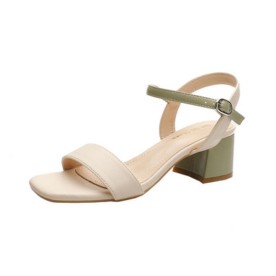 Uue mudeli 5 cm paksuse kontsaga sandaalid