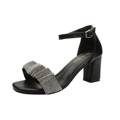 Moodsad naiste sandaalid kividega – ökonahk või ökoseemisnahk