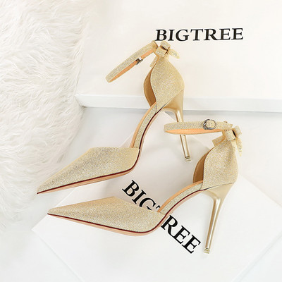 Elegantsed naiste sandaalid elegantse terava efektiga