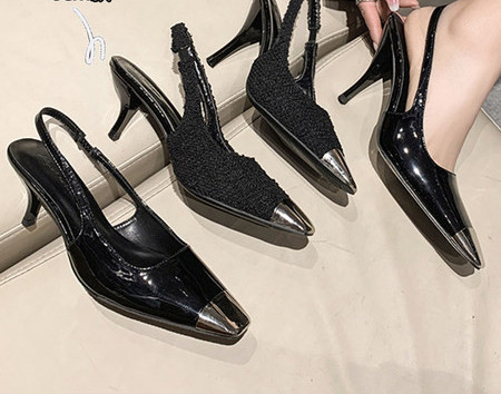 Naiste sandaalide terava otsaga mudel 9 cm või 6 cm kontsaga