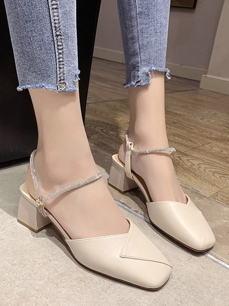 Naiste nahast sandaalid 4 cm paksuse kontsaga