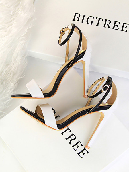 Naiste sandaalid 11 cm kontsa ja pandlaga