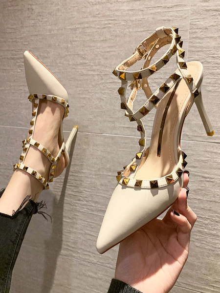 Moodsad sandaalid terava otsaga, kontsaga 10 cm