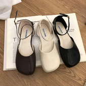 Uus mudel pandlaga naiste nahast sandaalid