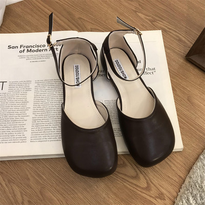 Uus mudel pandlaga naiste nahast sandaalid