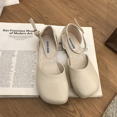 Uus mudel pandlaga naiste nahast sandaalid