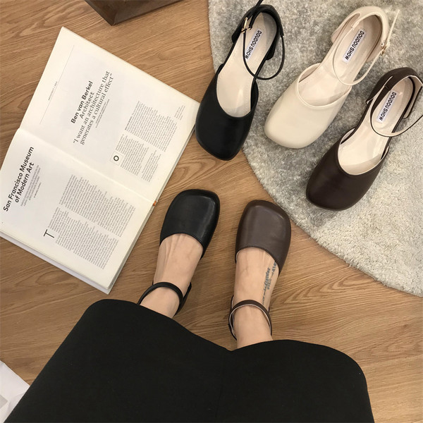 Uus mudel pandlaga naiste nahast sandaalid