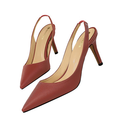 Νέο μοντέλο μυτερά γυναικεία σανδάλια από έκο δέρμα σε πολλά χρώματα