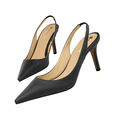 Νέο μοντέλο μυτερά γυναικεία σανδάλια από έκο δέρμα σε πολλά χρώματα