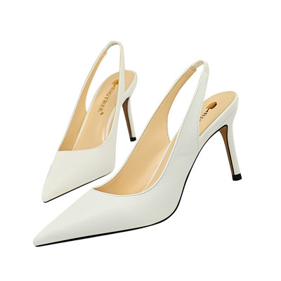 Νέο μοντέλο μυτερά γυναικεία σανδάλια από έκο δέρμα σε πολλά χρώματα