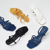 Naiste vabaaja sandaalid ristrihmadega ökoseemisnahast